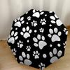 Heart And Paw Love Outdoor Automatic Umbrella Folding Umbrella with 8 Ribs Durable Plastic & Iron All-Season Travel Fashion Lovers