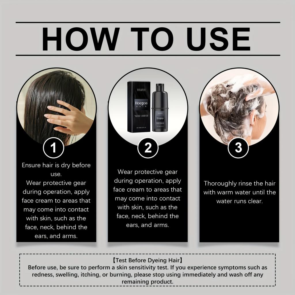 Jemný Snadno barvící Dvě balení 100ml Fialového šamponu na vlasy - Dlouhotrvající DIY Šampon na vlasy