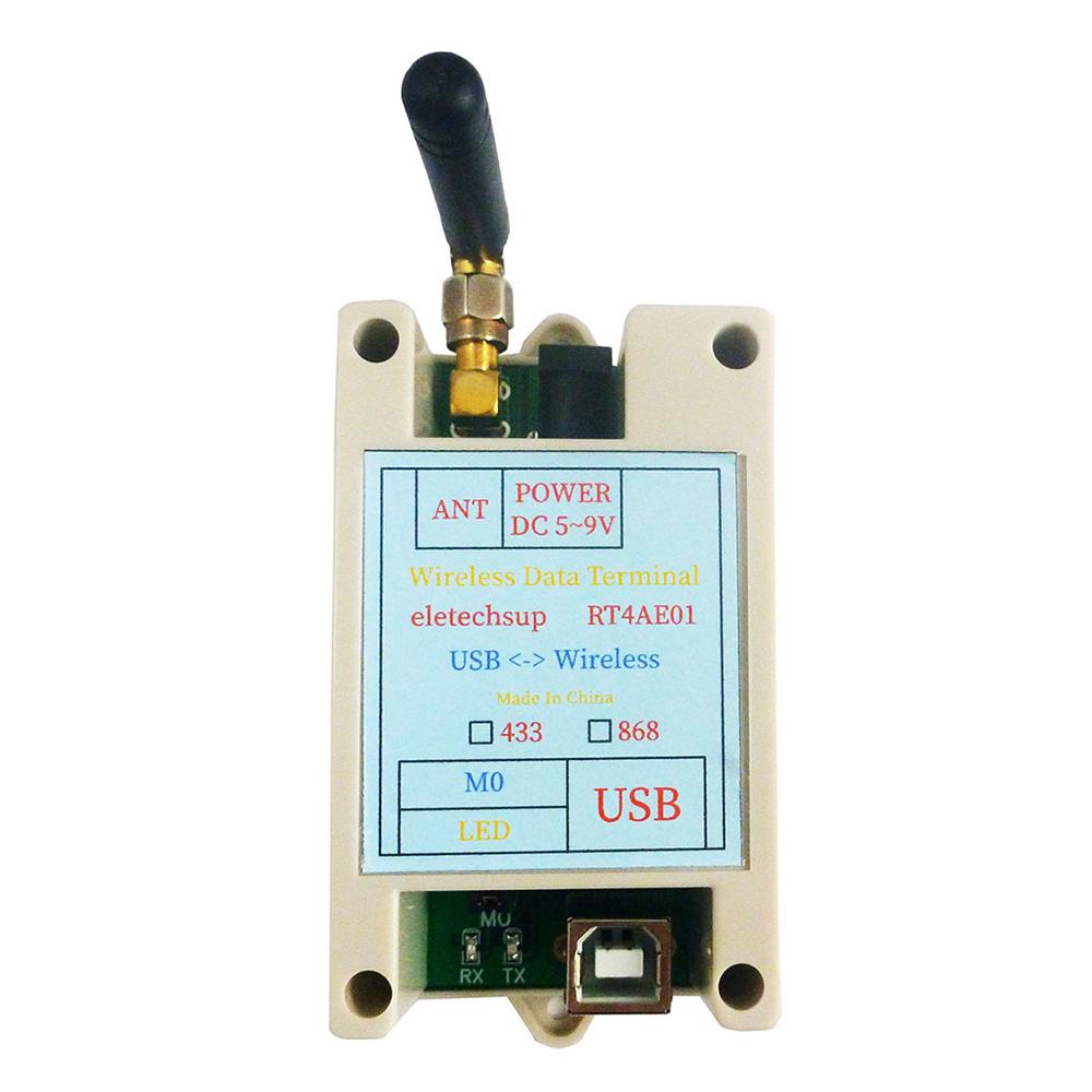4.8V-9V RS485 RS232 USB Wireless Transceiver Module 20DBM 433M 868M Transmitter and Receiver VHF/UHF Radio Modem