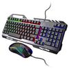 Hot Sale Metal Membrane Gaming Keyboard and Mouse RGB Backlit Keyboard and Mouse Metal Gamer Teclado Mecanic