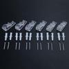 Window Roller Blind Cord Safety Chain Cord Guide Fixation Hook with Connectors and Screws for Roman Shade Bead Chain