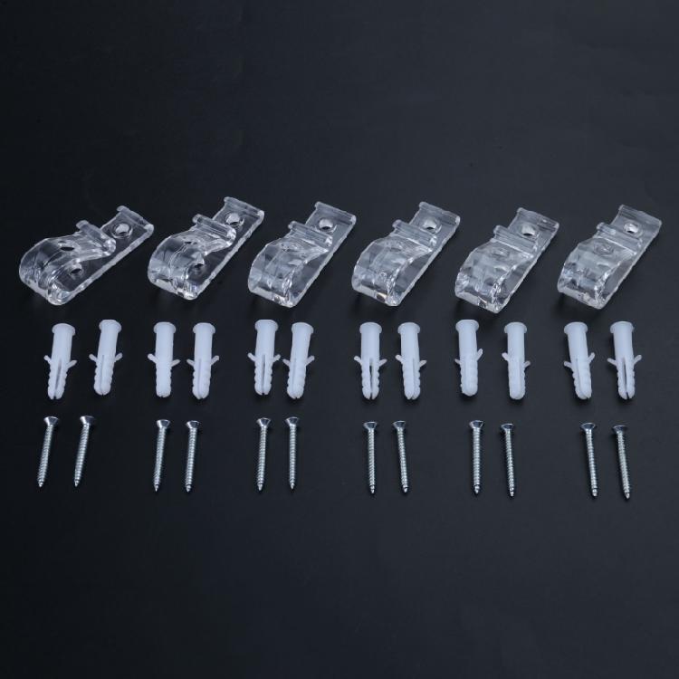 Window Roller Blind Cord Safety Chain Cord Guide Fixation Hook with Connectors and Screws for Roman Shade Bead Chain
