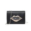 Onns G Fashion Lip Chain Trendy Shoulder Women's Bag Bag Transparent Messenger Mobile Phone Bag