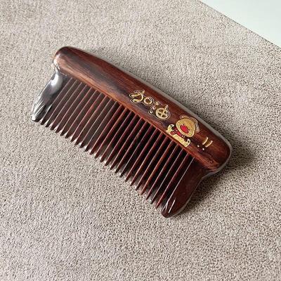 Tan Mujiang 'Spring Dawn Go Duck' Red Bean Wood Hair Comb Gift Set