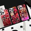 H-Hazbin H-Hotel Colorful Phone Case For iPhone 17 16 15 14 13 12 11 Pro Max Plus Matte Cover