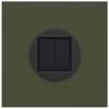 Solar LED Path Light 2 Pcs Olive Green Cold Rolled Steel