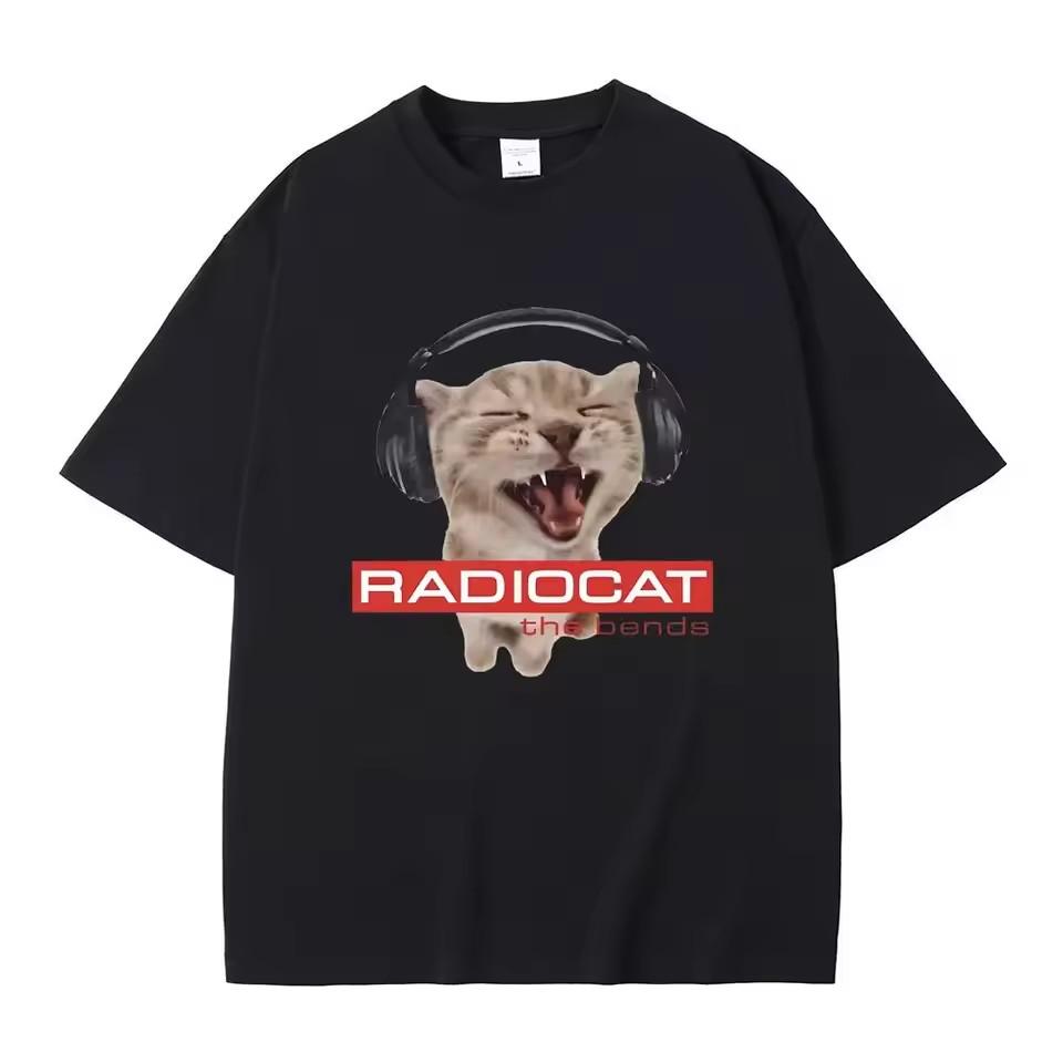 

Radiocat Funny Radiohead Rock Band T Shirt New Men Women S-5XL 5XL різнокольоровий