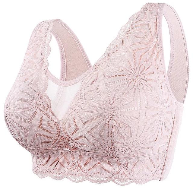40-50 D E F Thin Sexy Push Up Bra Women Plus Large Big Size Lace Bralette Lingerie Wireless Bra Fashion Underwear Brasieres