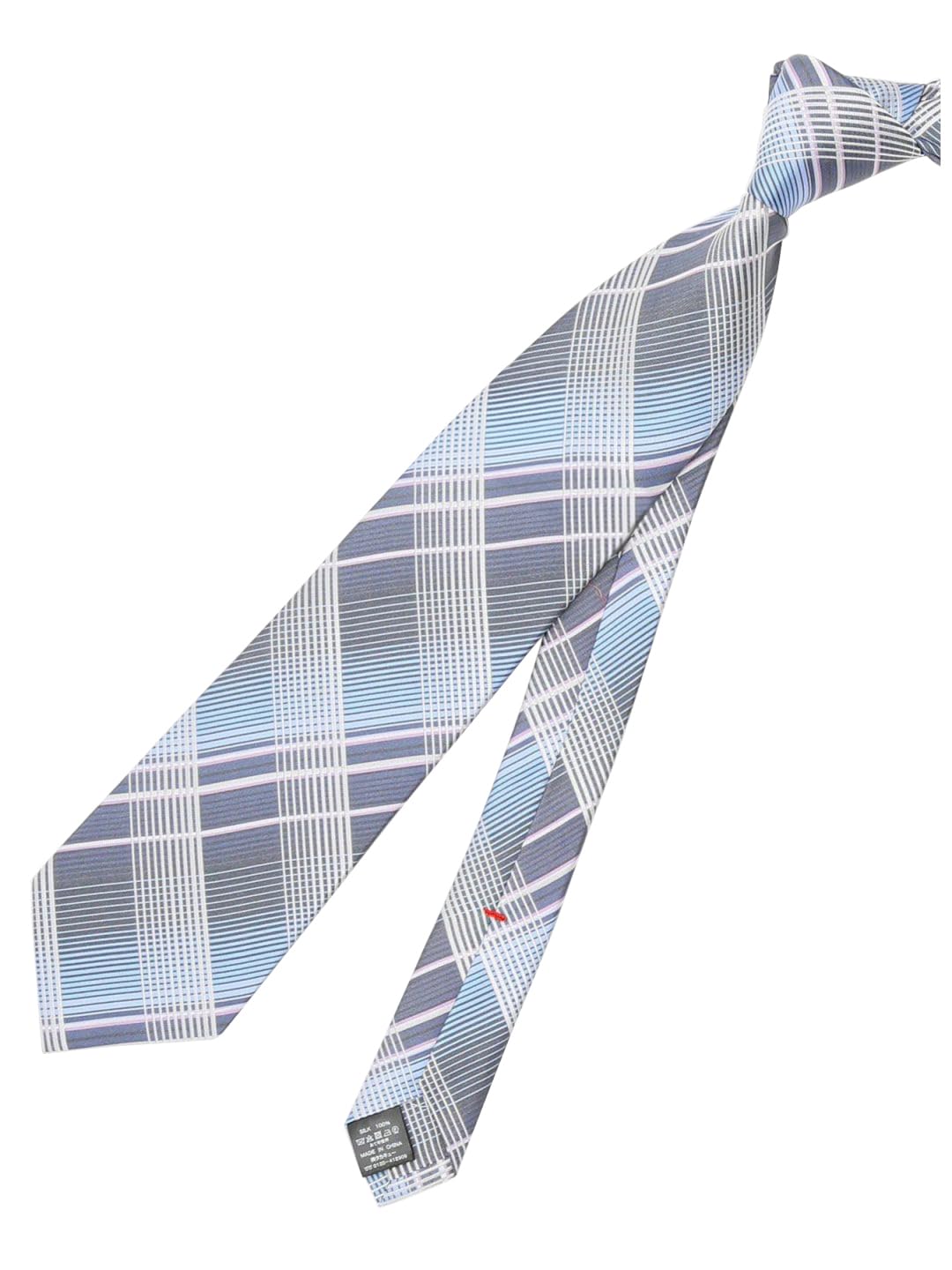[Takakyu] Seven-fold Silk Check Pattern Regular Tie, 8.5cm width