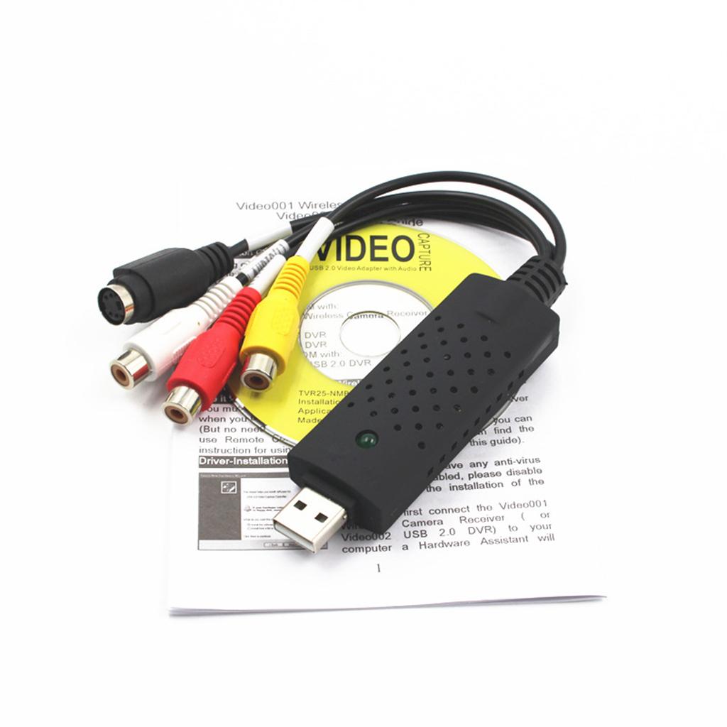 Video Capture Card Usb2.0 Usb Monitoring Capture Card 1 Channel Av Signal Data Capture Collector Support Win10 Newest