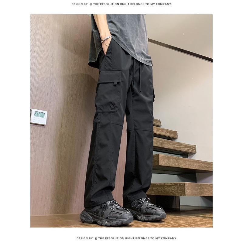 Pánské oblečení Kombinézy Chlapci Nový styl Mládež Ležérní kalhoty Letní Tenké Rovné Horký styl