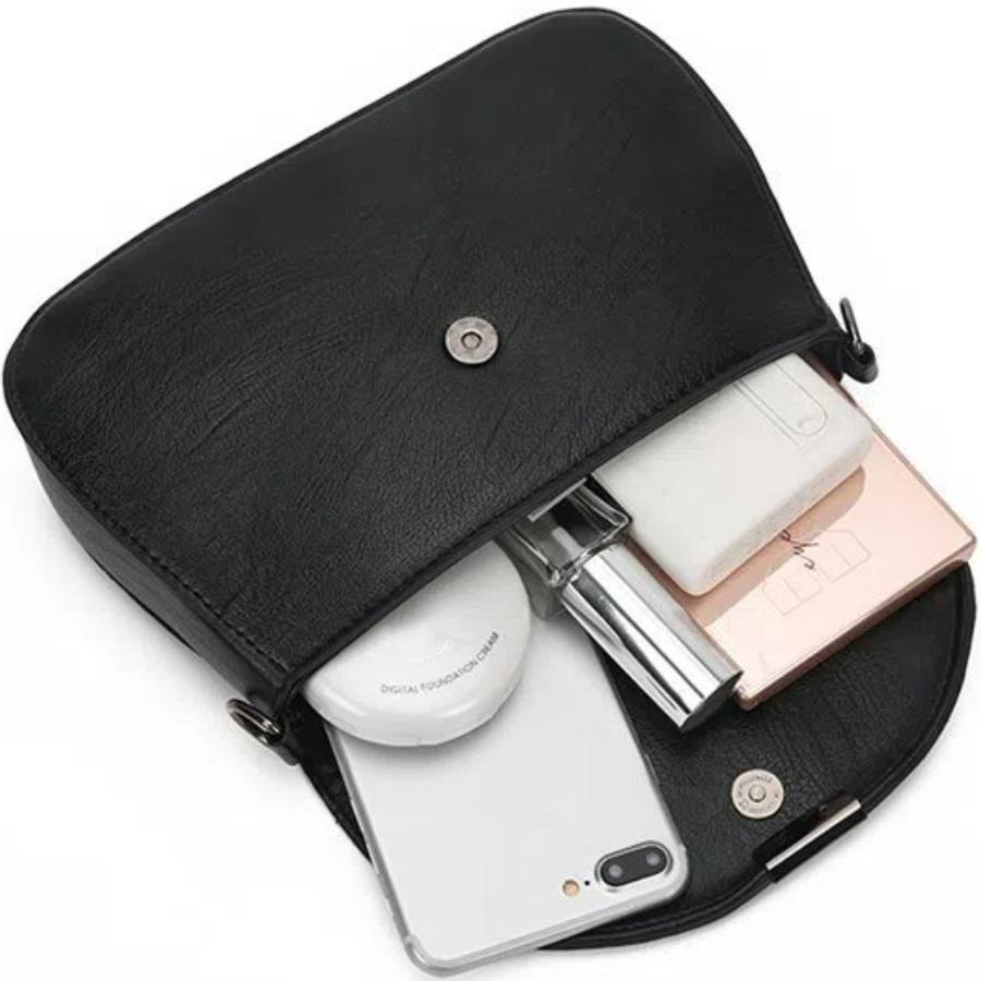 Damen Neue Umhänge-Schultertasche Weiche PU-Ledertextur Tasche Modische Kleine Quadratische Tasche Mama Klappe Handtasche