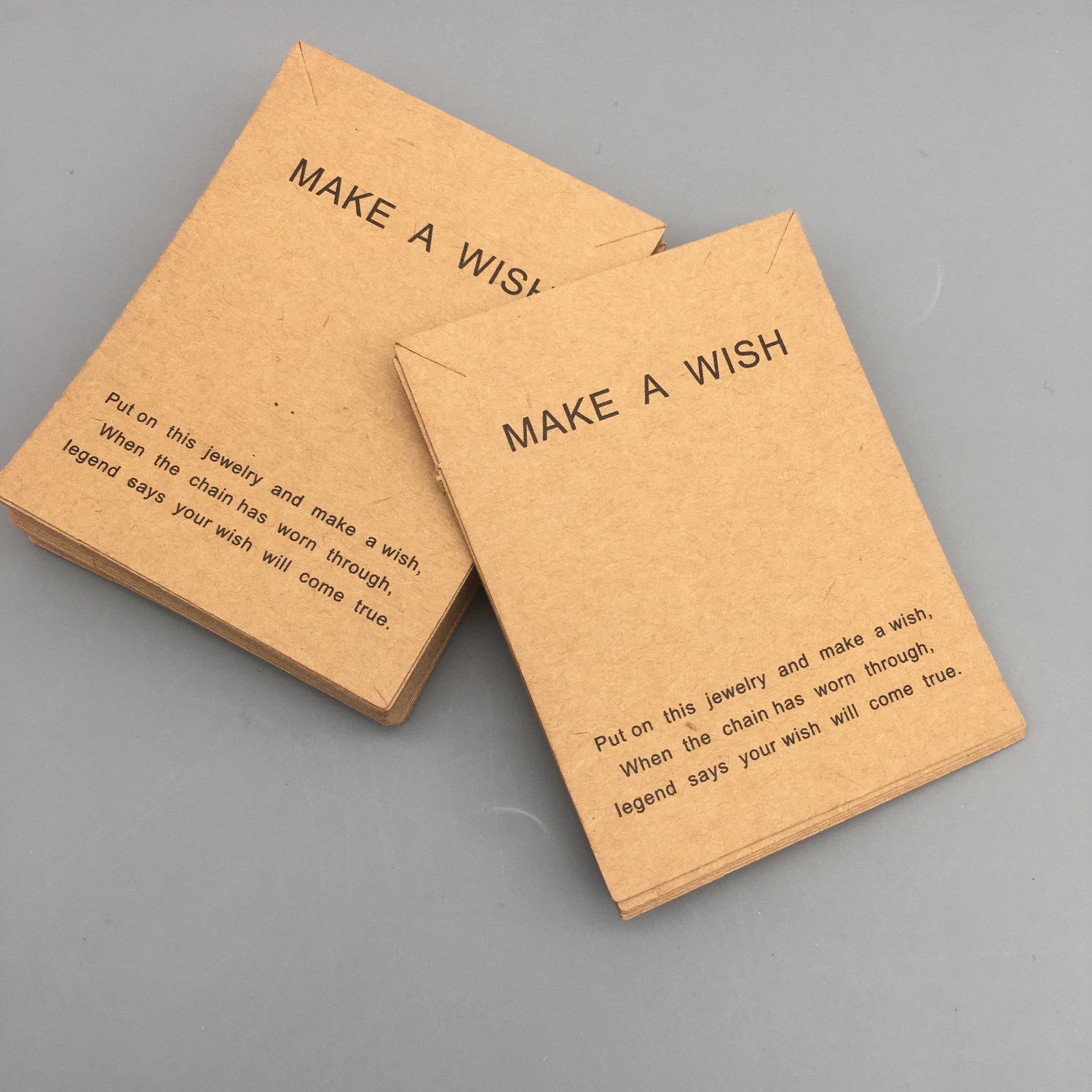 

Cross-border Universal His & Her Lucky Friendship Bracelet with Blessing Card