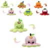 Reversible Octopus Plushie Toy Animal Stuffed Doll Birthday Gift For Kids