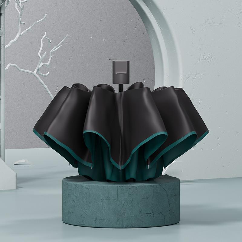 Yuxiang Women's High-End Mini Capsule Folding Umbrella - UV Protection for Sun and Rain.