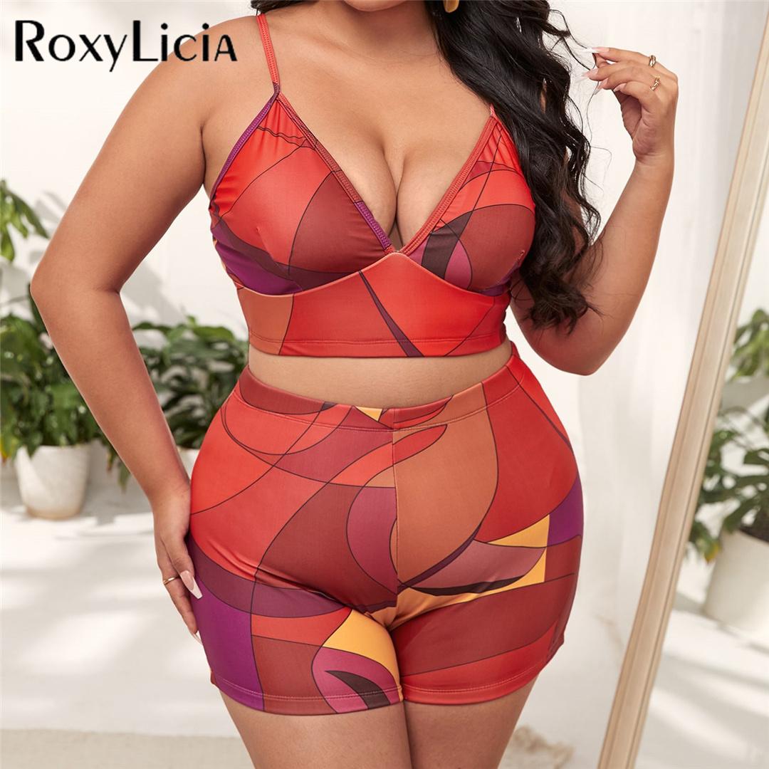 

0XL-4XL бикини с принтом большого размера, купальники больших размеров, женский купальник, женский комплект бикини из двух частей, купальный костюм, купальный костюм