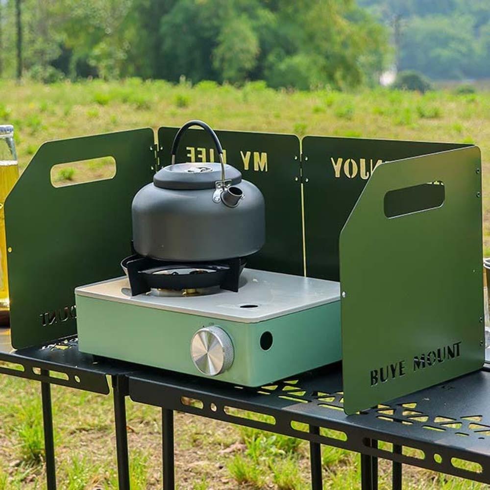 Windproof Stove Wind Shield Lightweight Cooker Wind Protection Cookware Windshield  Camping