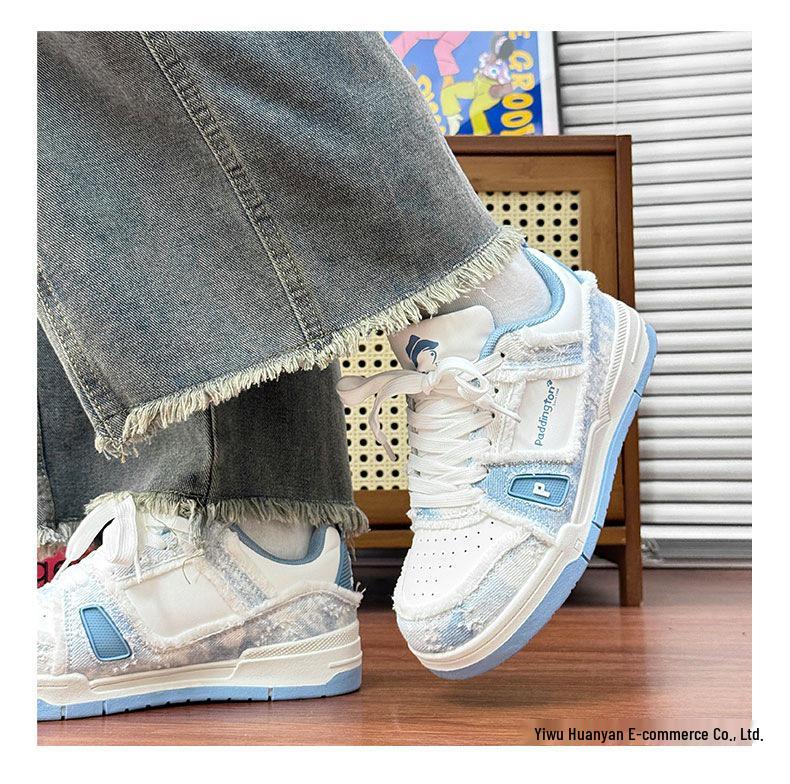 Men's 2025 Autumn Casual Skate Shoes, Breathable and Versatile in White