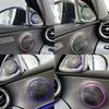 GMO3 New LED Speaker Cover For Mercedes Benz W205 X253 W213 W238 C/GLC/E-class Coupe Car Door Horn Decorative Ambient Light