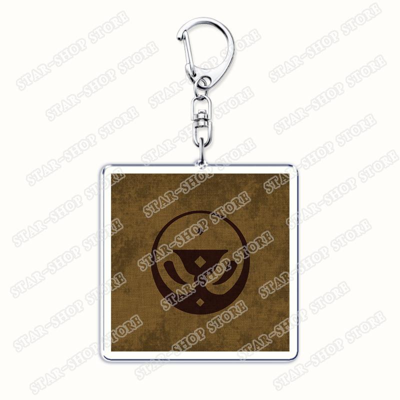 

Hot Game Pennant Keychains for Women Accessories Bag Mount Blade Emblem Keyrings Jewelry Friends Fans Gaming Gifts