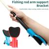 Fishing Rod Holder Rest Stand Spinning Rod Arm Protector Anti-Slip Stand Wrist Arm Support Fishing Protector Tools