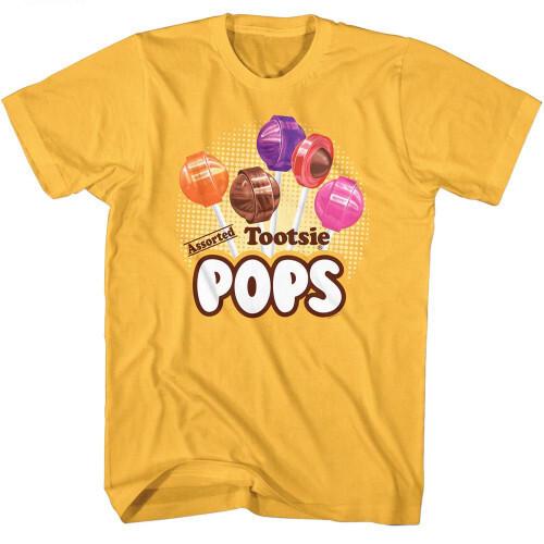 Tootsie Roll Pops T-Shirt - Yellow Unisex T-Shirt S
