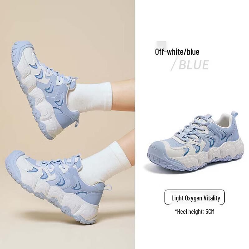 Camel Women's Chunky Platform Casual Sneakers