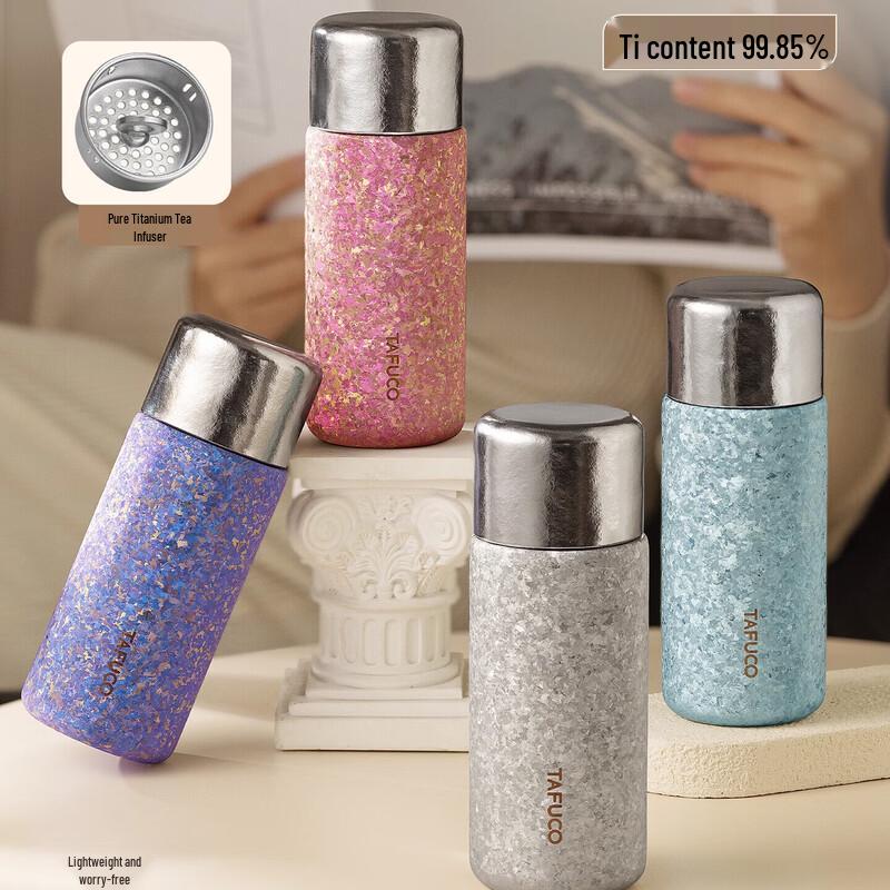 TAFUCO Pure Titanium Insulated Mug