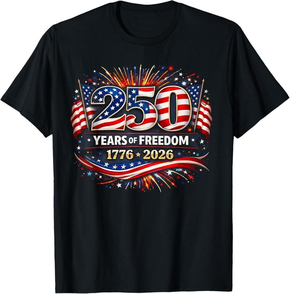 250 Years American 1776‑2026 USA Birthday 4th of July T‑Shirt