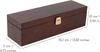 Creative Deco Box Wooden Wine Crate Gift Brown Brown | Storage Box | 1 Bottle | 36x11x9.8 Cm