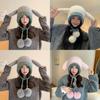 Cute Kids Knitted Bunny Ears Beanie With Warmth And Wind Protection