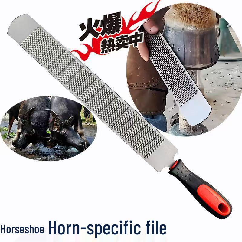 Large Hoof Rasp & Trimming Tool - Special Coarse Tooth for Hooves & Antlers