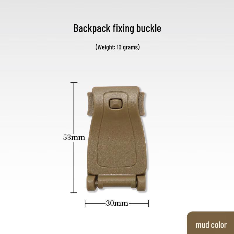 Outdoor Backpack Webbing Attachment Clips 10-pack