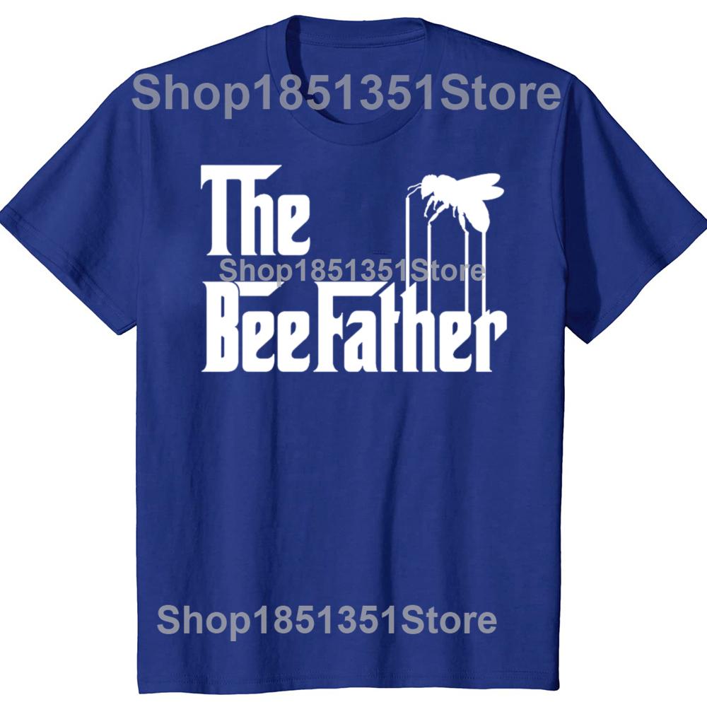 Funny Bee The BeeFather T Shirt Beekeeping Beekeeper Graphic Cotton Streetwear Short Sleeve Gifts Bee Lover Tshirt Men