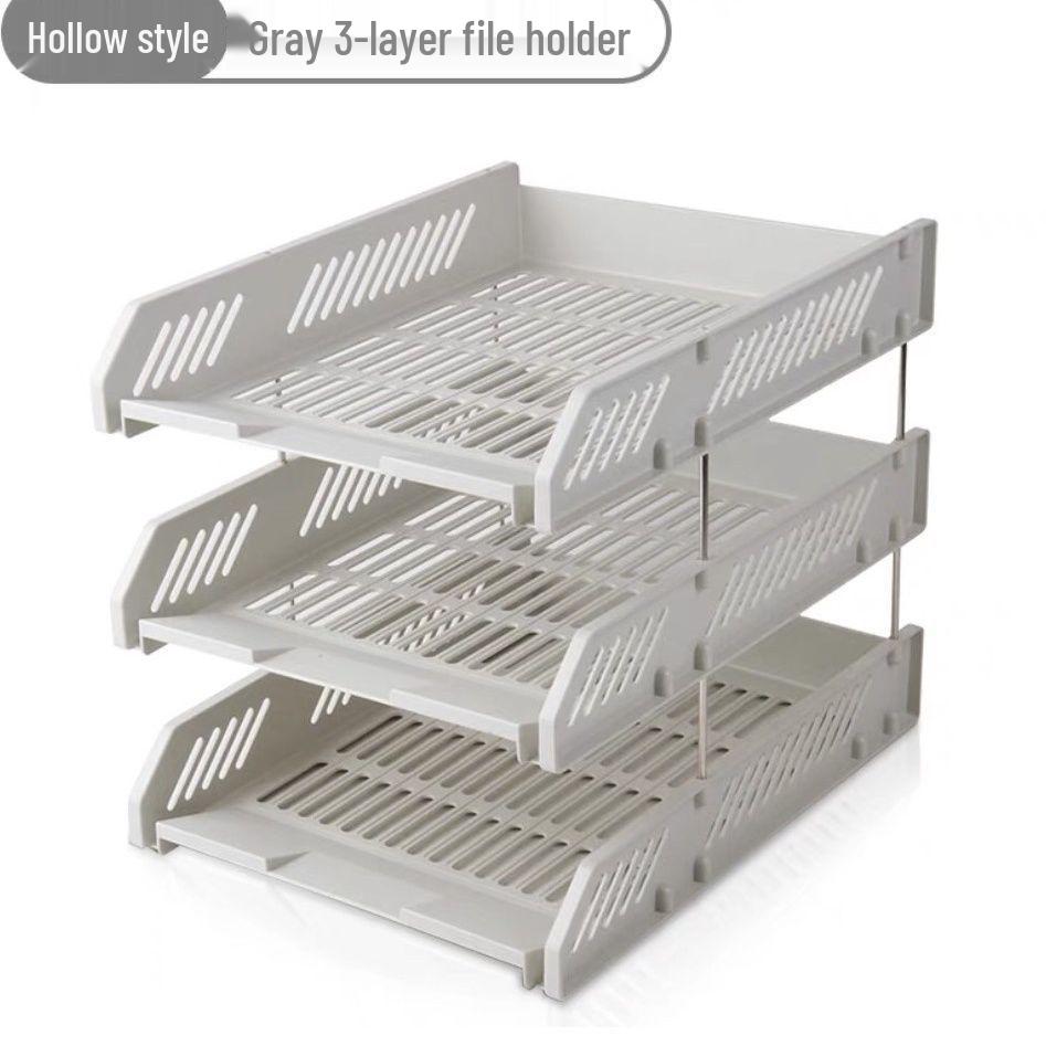 Student Desk Organizer: File Rack, Storage Tray & Book Stand
