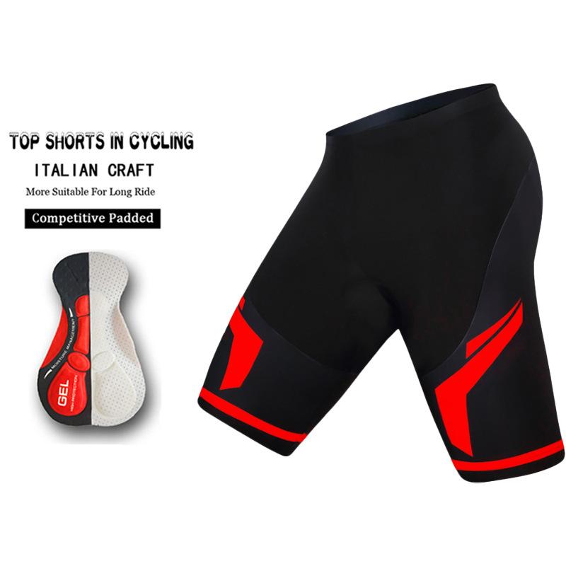 Cross-border Summer New Cycling Pants Cycling Clothes Shorts Men's and Women's Road Cycling Clothes High Elastic Silicone Seat Cushion