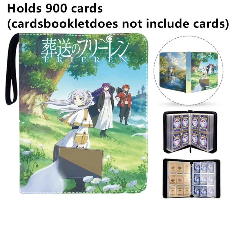 Anime Frieren: Beyond Journey's End 400pcs/900pcs Card Album Book Collection Card Zipper Game Cards Binder Holder Kids Gifts