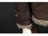 Men's High-End Lambswool Leather Motorcycle Jacket for Autumn/Winter