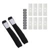 Pool Cover Reel Strap,   Length Solar Blanket Roller Attachment Kit with 8 Buckles and Straps, for Swimming Pool Cover