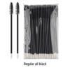 50-Piece Pack: Disposable Eyelash & Lip Brushes with Crystal Rod