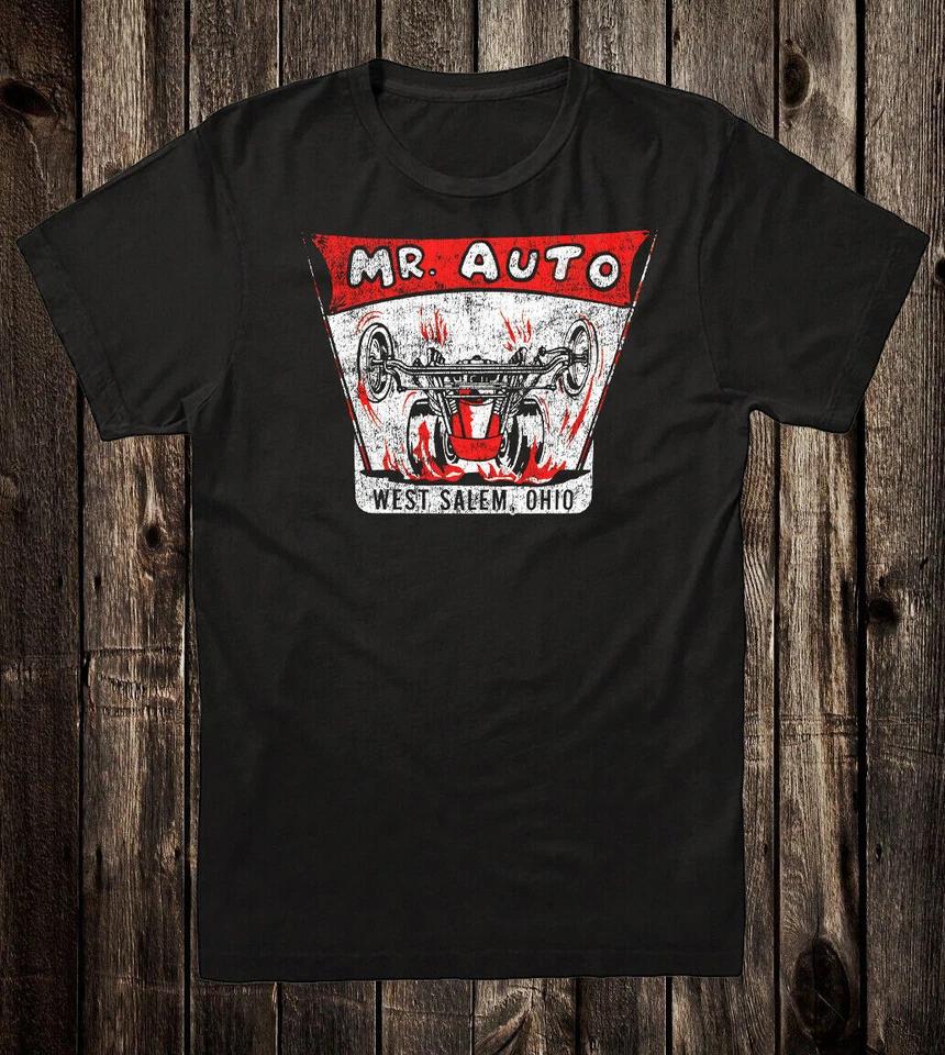 

Hot Rod Tee T Shirt Drag Race Racing Vtg Speed Shop Mr Auto West Salem Ohio 3XL