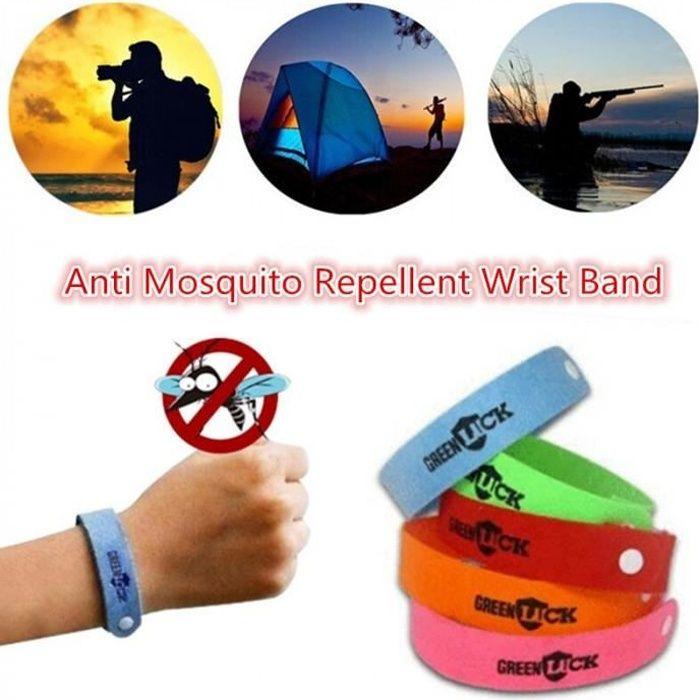 

Версія 10PCS - Франція - Livraison Directe Moustique Tueur Anti Répulsif Moisi Bracelet Poignet Bande Insecte Serrure Camping Plus