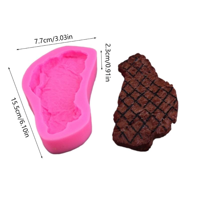 Silicone Mousse Molds Cake Moulds Meat Shaped Dessert Molds Chocolate Molds Cake Decorating Tool for Kitchen Bakings