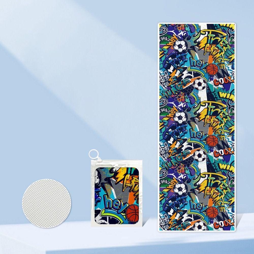 Super Absorbent Neck Face Cooling Towels with Embriodery Running Badminton Ice Cold Towel Summer