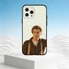 L-Leonardo DiCaprio Phone Case For iPhone 17,16,15,14,13,12,11 Plus,Pro Max,SE4Soft Silicone Black Cover