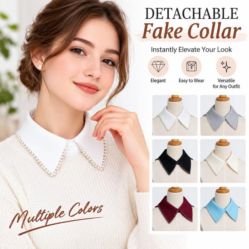 Handmade Beaded Detachable Collar Detachable Faux Collar Accessory Suits Blazers Evening Wear