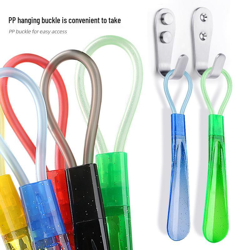 Colorful Long-Handled Plastic Shoehorn - Easy Shoe Lifter for Putting on Shoes