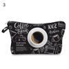 Trendy Print Large Capacity Clutch Bag Portable Fashion Appearance Zipper Cosmetic Bag