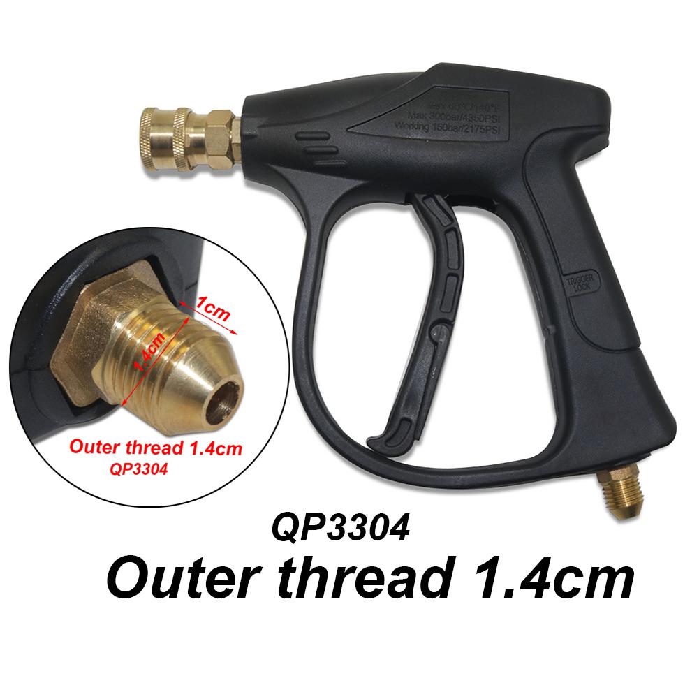 1 Pcs High Pressure Washer Gun Water Snow Foam Lance Spray Gun 5 Pcs Quick Nozzle Car Washing Kit Cleaning Tools