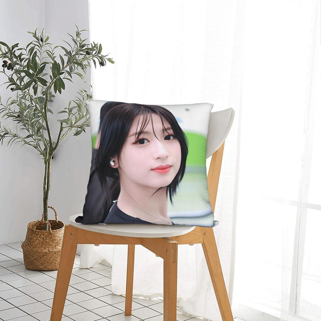 Korean singer A-Ahyeon Pillow Case  Comfy Pillow Cover Cute Funny Cushion Cover For Sofa Bedroom Home Decor